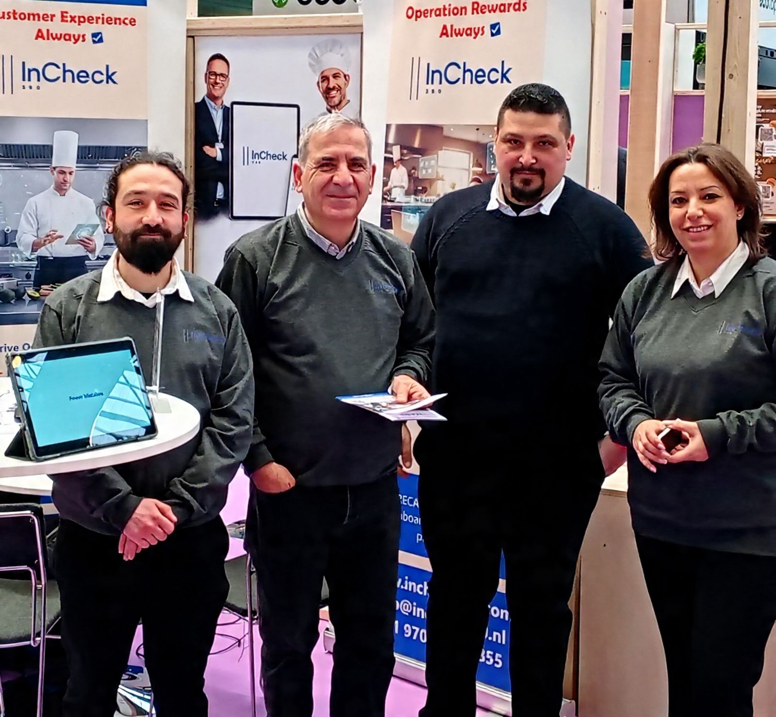 InCheck360 team at Horecava 2026 in RAI Amsterdam